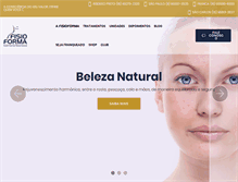Tablet Screenshot of fisioforma.com.br